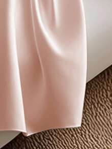 Franclia 女士束腰无袖中长连衣裙，女士优雅中长府绸连衣裙