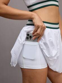 Activina Letter Graphic Contrast Trim Sports Set - Green - View 7