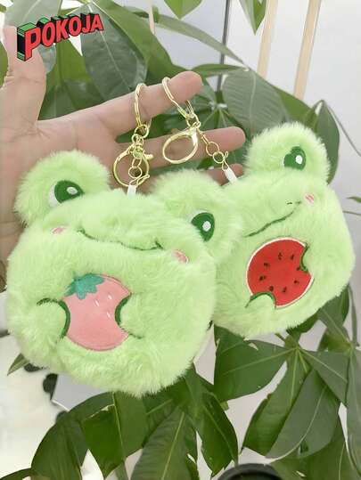 A Cute Cartoon Frog-Shaped Wallet Charm Keychain - This Is A Small And Adorable Storage Bag That Comes In Various Styles To Suit Your Needs When Going Out. It's An Excellent Choice As A Valentine's Day/Christmas Gift.Holiday Essential,Party Favors