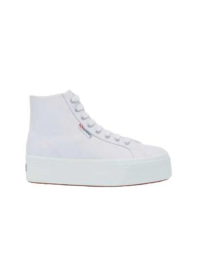 Superga 2708 Hi Top Nappa Unisex Sneakers White S5127GW