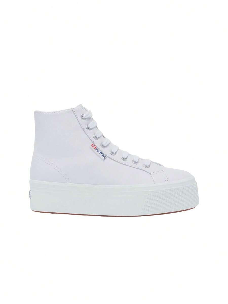 Superga 2708 Hi Top Nappa Unisex Sneakers White S5127GW - White - View 1