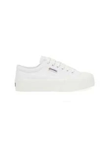 Superga 2631 Stripe Platform Women Casual Shoes White S5111SW - White - View 1