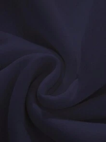 INAWLY 女式宽松字母图案休闲百搭连帽运动衫 - 藏蓝色 - 查看 5