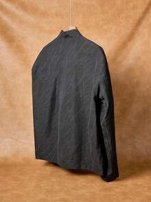 Manfinity Roghcode Young, Streetwear, Snowflake Dotted Grey Men's Jacket, Fall/Winter - Grey - View 6