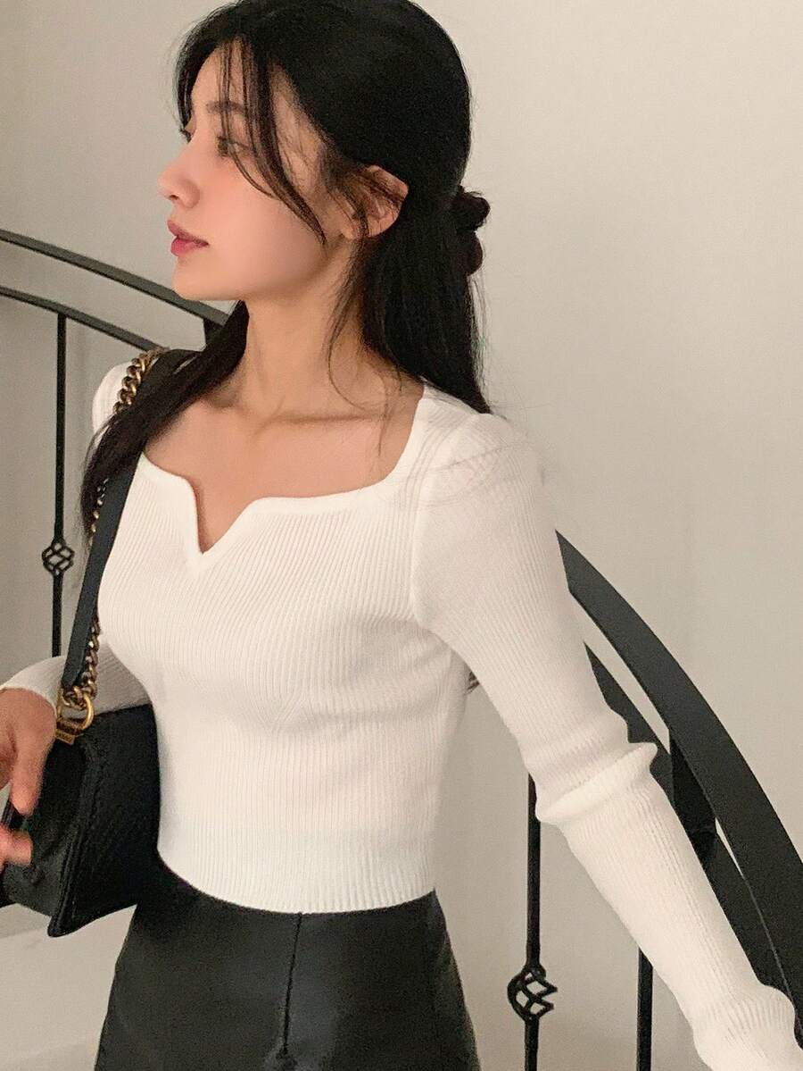 DAZY Women's Fashionable Casual Solid Color Turtleneck Bodycon Sweater