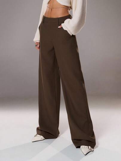 TRNVIE Pantalon polyvalent élégant et minimaliste pour femmes