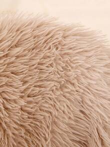 Conjunto de chaqueta de tela suave de unicolor de manga larga y cuello redondo holgada, y vestido maxi sin mangas de unicolor, estilo minimalista de moda diaria para niñas, otoño/invierno