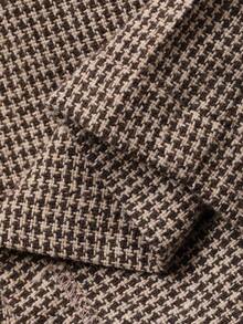 FRIFUL Vestido holgado de mujer a cuadros con tirantes, vestido maxi - Gris - Ver 7