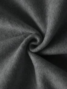 EMERY ROSE Women's Letter Print Crew Neck Long Sleeve Sweatshirt, Autumn/Winter - Dark Grey - View 4