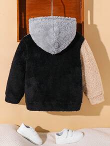 SHEIN 小男孩绗缝拼布毛巾绣背心搭配圣诞运动衫秋季衬衫万圣节开衫万圣节儿童服装长袖衬衫秋季套装格子夹克黑色开衫万圣节衬衫红色开衫万圣节毛衣棕色开衫黑色衬衫绿色衬衫红色衬衫秋季衬衫男童毛衣白色衬衫 - 彩色 - 查看 2