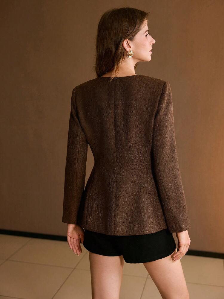 ELEGANT SINGLE BREASTED JACKET