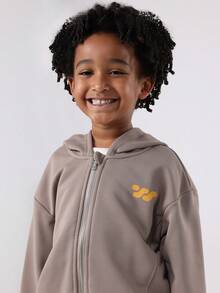 SUMWON Kids Two Piece Zip Through Hoodie Sweatshirt And Shorts Set Casual Wear Co Ord Track Suit Fall Winter Spring Outfit Streetwear