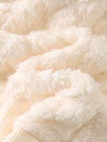 SHEIN Niedlicher Kapuzenpullover für neugeborene Babyjungen, gestricktes farbblockiges gestreiftes Bärenmuster Top, weich & bequem, vielseitig einsetzbar, geeignet für Herbst & Winter