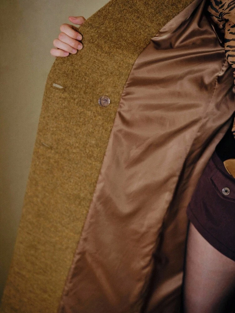 MOTF STUDIO 100% WOOL OVERSIZED FASHIONABLE OVERCOAT