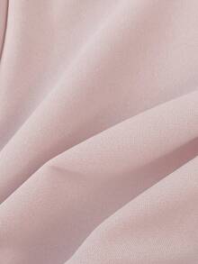 SHEIN Teen Girls Sweatshirts With Shirt Collar Patchwork, Bow Decor, Pullover Long Sleeve Elastic Hoodie Fall Winter Cute Sweatshirt Cute Plain Sweatshirts For Teens Bow Sweatshirt Sweatshirt For Teen Girls Sweater With Bows - Pink - View 15