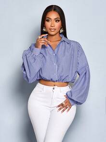 SOLERSUN Women's Fashion Commuter Solid Color Wrap Metal Chain Wide Leg Pants (Random Floral)