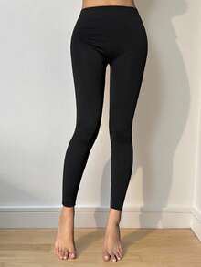 DAZY Women's Slim Fit Thermal Lined Leggings, Autumn/Winter Women Fleece Tights