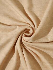 EMERY ROSE Casual Solid Color Tank Top, Versatile For Summer - Khaki - View 5