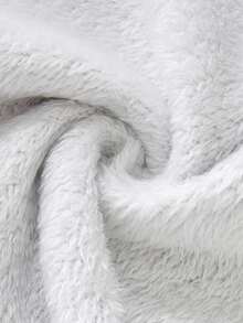 SHEIN Tall CURVE Plus Size Fleece Tights Women's Thermal Lined Gray Sweatpants, Thick Thermal & Warm For Deep Winter - Black - View 4