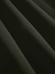 EMERY ROSE 畅销新款笑脸常规加大码女式圆领运动衫，橄榄绿 - 墨綠色 - 查看 4