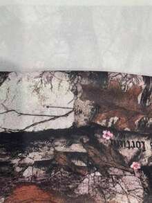 INAWLY Sudadera de cuello redondo con estampado de camuflaje, árbol y flores para mujer, versátil y casual para otoño/invierno - Multicolor - Ver 3