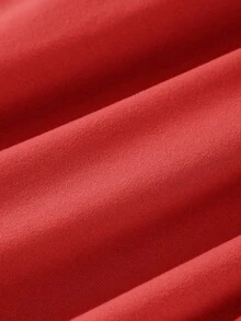 SHEIN EZwear 3 件女式深 V 领紧身休闲长袖 T 恤套装，黑色/白色/红色，适合秋冬季 - 彩色 - 查看 11