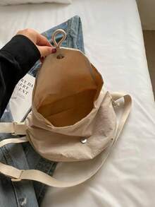 Joivida 1 件简约时尚斜挎包，男女休闲轻便单肩包，可调节带宽，肩带，便携斜挎包 - 彩色 - 查看 5