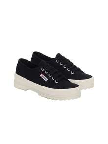 2555 Unisex Sneakers Black / White S00F4B0 - Black and White - View 2