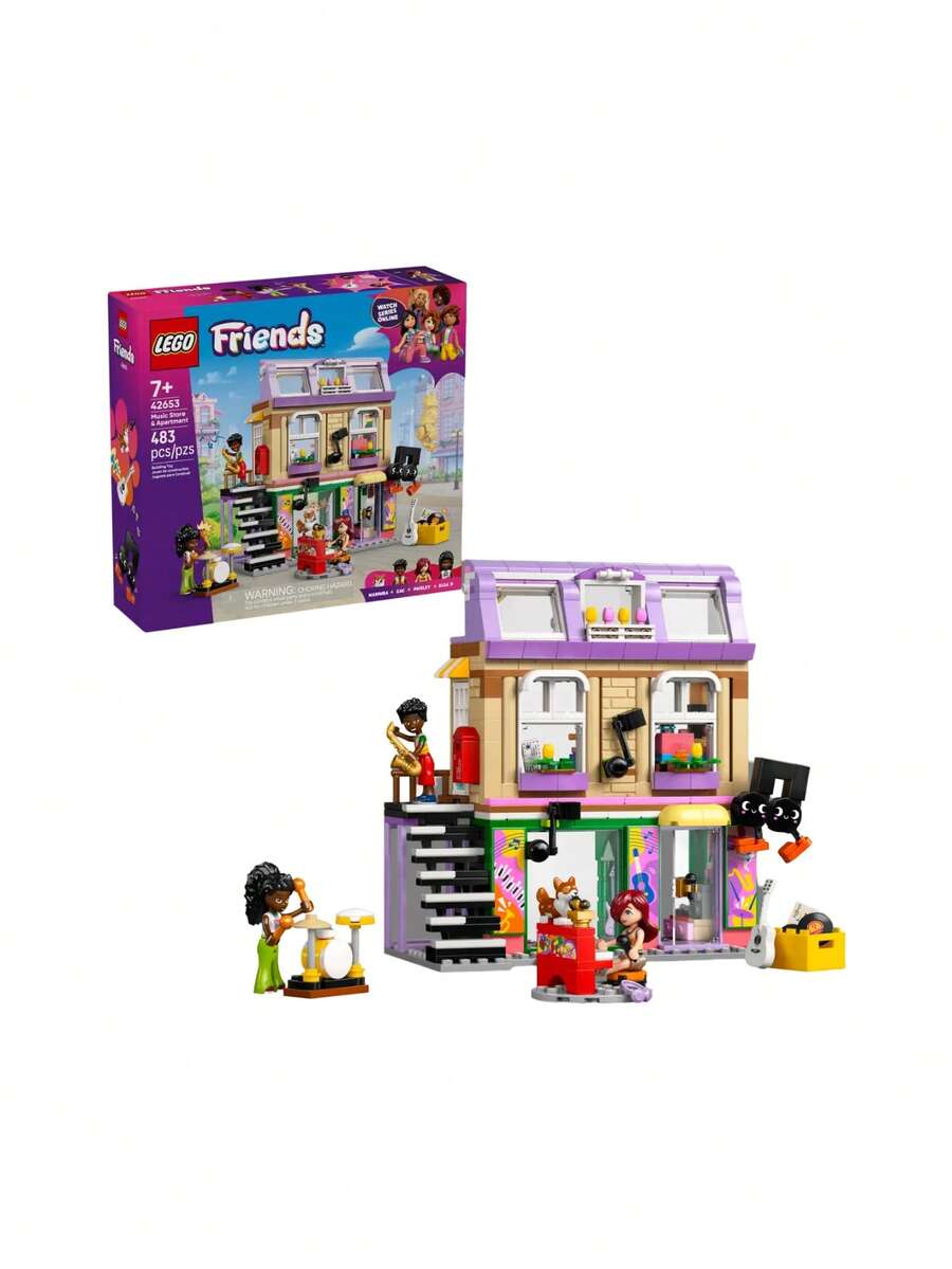 LEGO Friends® Music Store & Apartment GIRLS FIRST 42653 - Multicolor - View 1