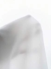 Elenzga Áo cánh tay ngắn họa tiết sọc đen trắng hình học cỡ lớn dành cho nữ, dáng rộng thoải mái, phong cách Pháp thanh lịch, dễ mặc khi đi làm - trắng - Xem 8