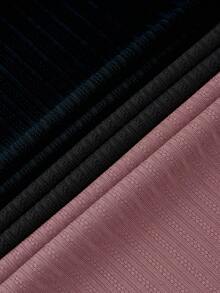 Snug Zone 3pcs/Set Women Lace Button Design Casual Camisole Nightgown Set - Multicolor - View 5