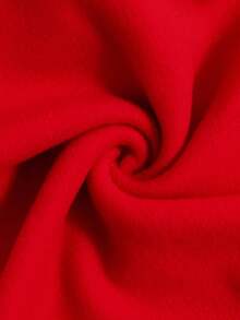 SHEIN 3pcs/Set Tween Boy Casual Street Letter Print Pattern Crew Neck Loose Knit Sweatshirt, Knit Pants, Quilted Padded Vest, Thick Sleeveless Woven Vest, Black 3-Piece Set Suitable For School, Garden, Beach, Birthday, Spring, Summer, Autumn, Winter - Red - View 4