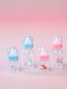 1pc Cartoon Design Bottle For Kitten Puppy Pet Feeding Milk Bottle With Nipple,Dogs/Cats,Spring/Summer/Fall/Winter, Cat Necessities - Multicolor - View 2