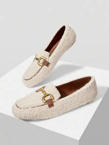 MOTF METAL DECOR FUZZY FLATS FOR CHRISTMAS - Apricot - View 9