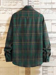 Manfinity Homme 男士格子印花衬衫（不含T恤），秋季长袖上衣