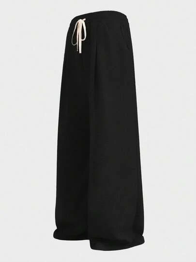 EASEVO Plus Size Men's Long Gray Knit Casual Sweatpants