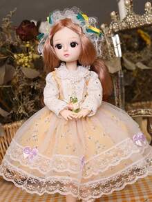 POKOJA LAND 1 Búp bê khớp nối BJD công chúa 30cm, tóc giả tổng hợp cao cấp, làm thủ công, khuôn mặt chi tiết, váy áo cầu kỳ. Món quà hoàn hảo cho người sưu tầm, tiệc sinh nhật, trang trí nhà cửa, cosplay anime. - Nhiều màu - Xem 2