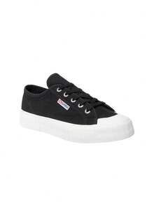 Superga 2630 Stripe Women Sneaker Black SOOGRTO