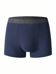 Manfinity Underwear&Sleepwear Basics 5pcs/Pack Plus Size Men's Boxer Briefs