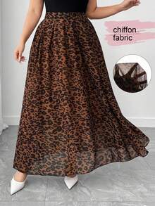 Elenzga Váy voan họa tiết da báo thời trang thu đông cỡ lớn, thanh lịch cho lễ tốt nghiệp, ngày lễ, ngày lễ tình nhân, lễ hội âm nhạc, ngày của mẹ, lễ Halloween, lễ tạ ơn, lễ Phục sinh, ngày quốc khánh, khiêu vũ, hẹn hò, tiệc tùng, đám cưới, dã ngoại, mùa thu/đông - màu nâu - Xem 5