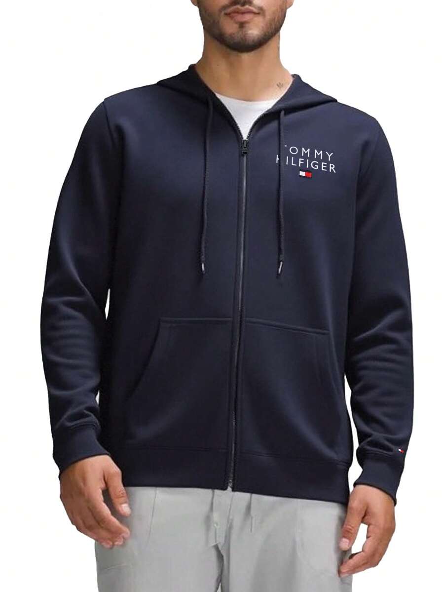 Tommy Hilfiger Men's Sports Sweatshirt Navy Blue - Desert sky - View 1