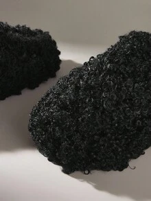 Solecia Giày bệt đế đôi thời trang đính đinh tán cho nữ - màu đen - Xem 6