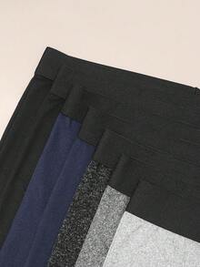 SHEIN 7 pièces/set Boxers de base multi-couleurs pour hommes (doux et confortables)