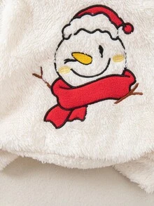 SHEIN Babygirl 可爱卡通图案蓬松长袖卫衣，百搭秋冬 - 米色 - 查看 8