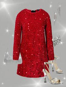 新款小众百搭休闲露背蝴蝶结连衣裙，适合春夏季女士 - 紅色 - 查看 2