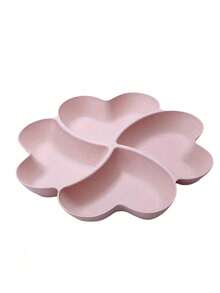 SHEIN 三叶草造型托盘，象征幸运符，家居装饰收纳盒，可放置珠宝、钥匙、硬币等，适用于桌面、梳妆台等，防滑底座，可堆叠，装饰性储物盒