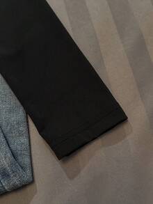 Attitoon Sudadera con capucha de ajuste ceñido de unicolor para mujer con estampado de alas cruzadas, inspirada en el vintage con estampado floral cruzado de otoño