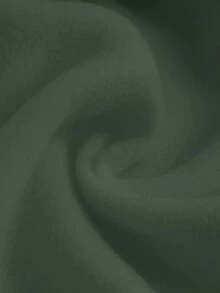 Girlism 少女三件套：橄榄绿色字母印花宽松连帽衫、黑色紧身吊带背心、橄榄绿色迷彩工装裤、休闲运动装 - 軍綠色 - 查看 7