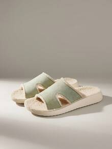 Solecia Women Flat Sandals - Teal Blue - View 2