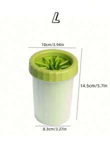 Zazumi PETSIN 1个便携式宠物爪子清洁杯，柔软硅胶宠物脚部清洗器，适用于中小型宠物，户外爪子清洁杯，无害宠物美容用品 - 彩色 - 查看 5